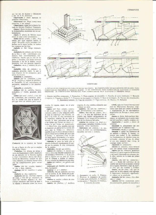 LAMINA V01033: Tipos de cimentado