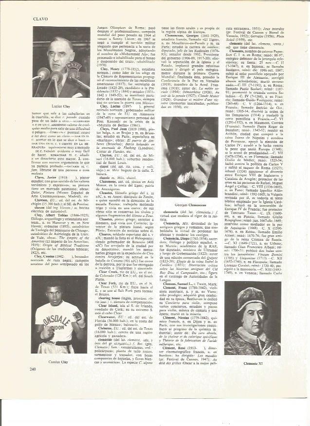 LAMINA V01042: Cassius Clay