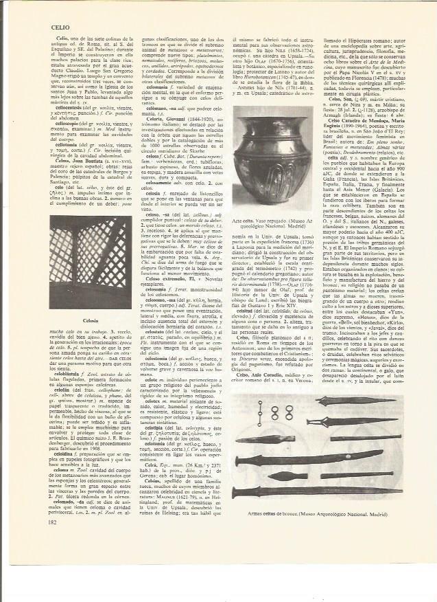 LAMINA V01024: Armas celtas de bronce