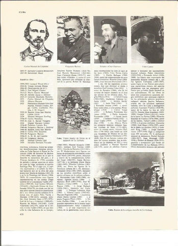 LAMINA V01091: Fulgencio Batista, Ernesto Che Guevara y Fidel Castro