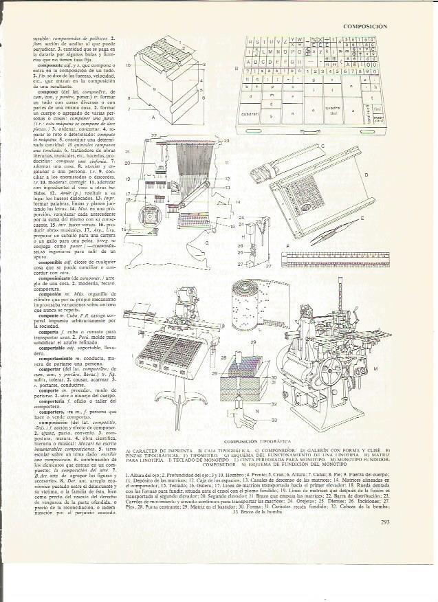 LAMINA V01055: Composicion tipografica