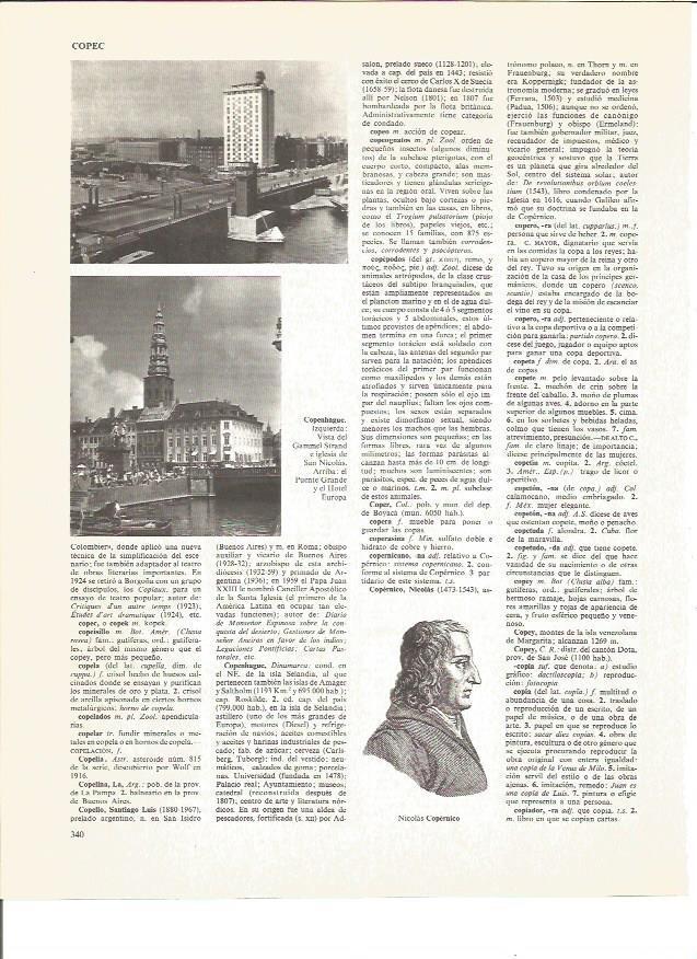 LAMINA V01066: Vistas varias de Copenhague y Nicolas Copernico