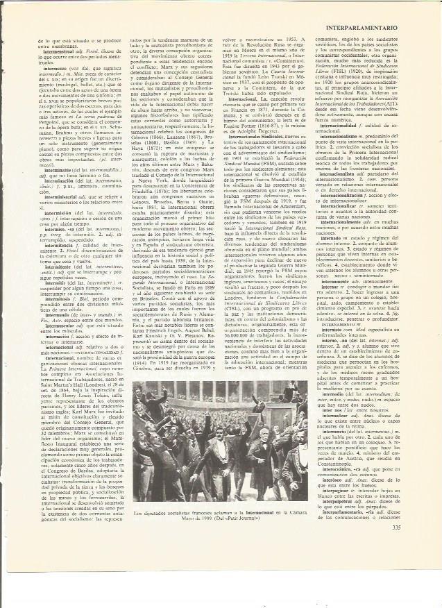 LAMINA V00556:  Diputados franceses en La Camara en 1909