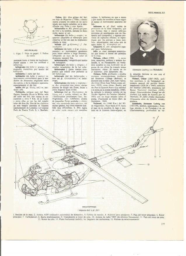 LAMINA V00533: Helicoptero Augusta-Bell A.B.205