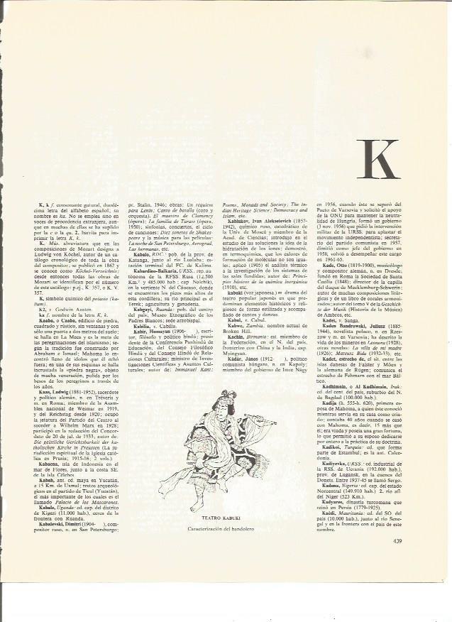 LAMINA V00587: Teatro Kabuki bandolero