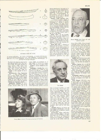 LAMINA V00588: Buster Keaton y Elia Kazan