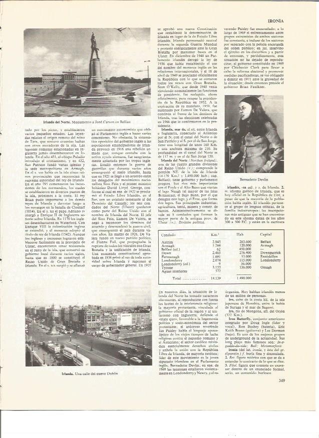 LAMINA V00561: Vistas de Irlanda y B. Devlin
