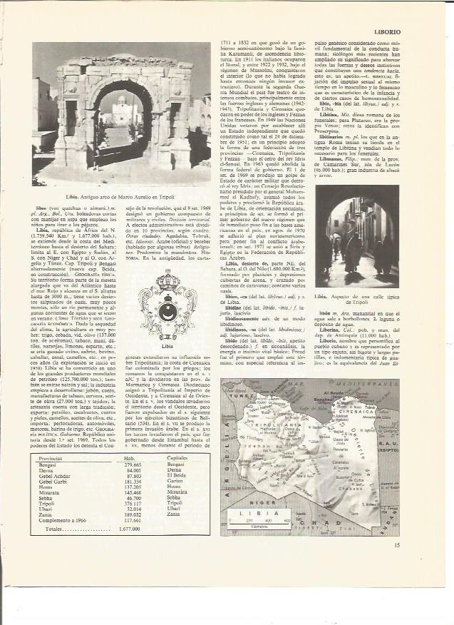 LAMINA V00414: Mapa y arco de Marco Aurelio en Libia