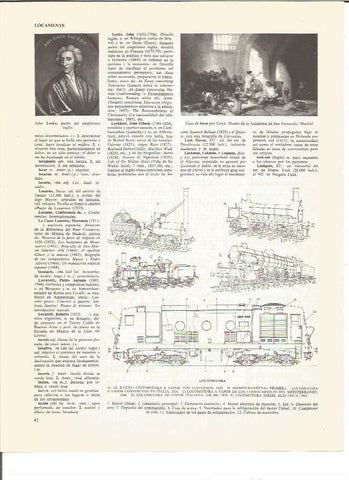 LAMINA V00419: Casa de locos, Goya y locomotora