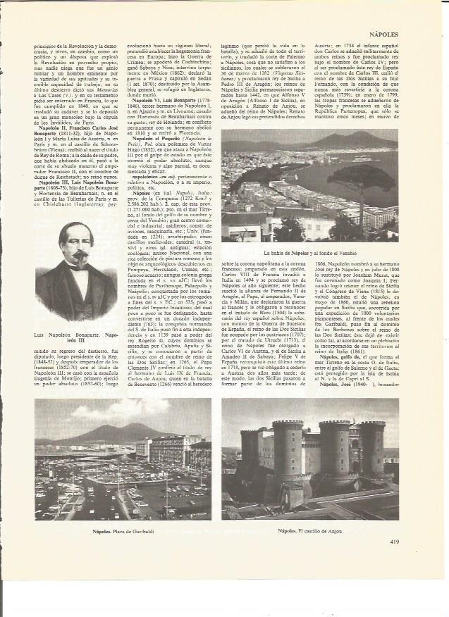 LAMINA V00491: Vistas de Napoles, Italia