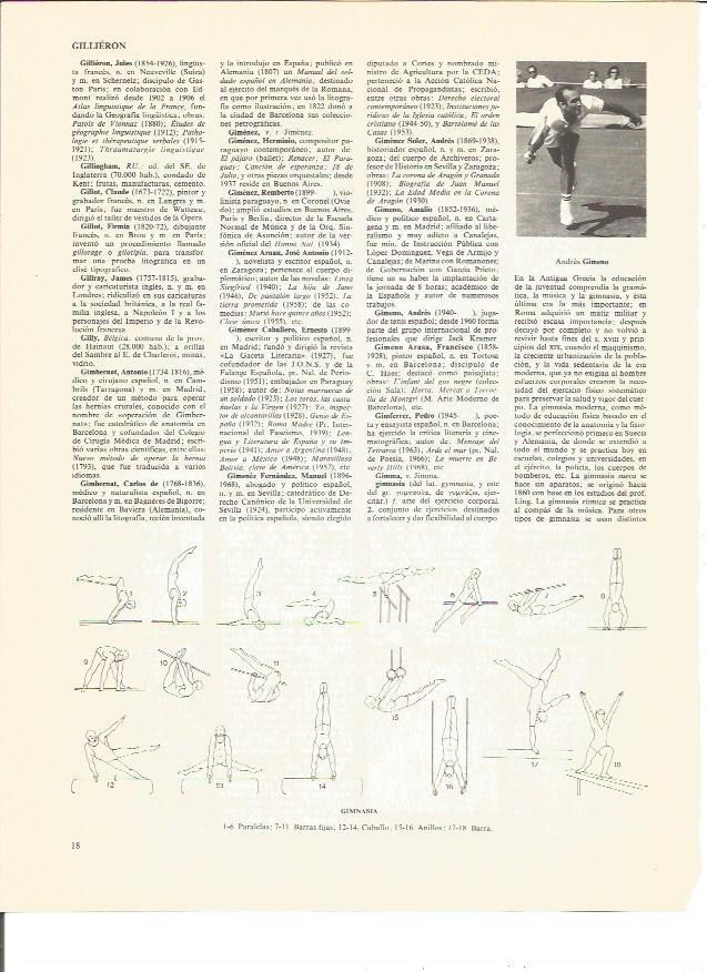 LAMINA V00505: Aparatos de gimnasia