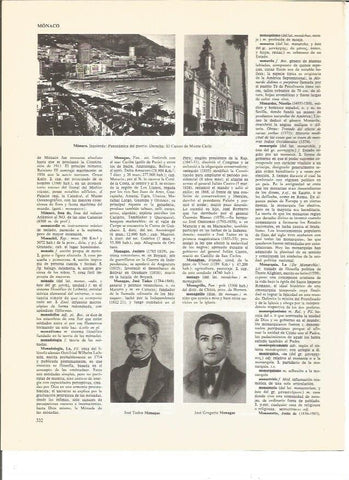 LAMINA V00471: Vistas de Monte Carlo, J. Tadeo Monagas y J. Gregorio Monagas