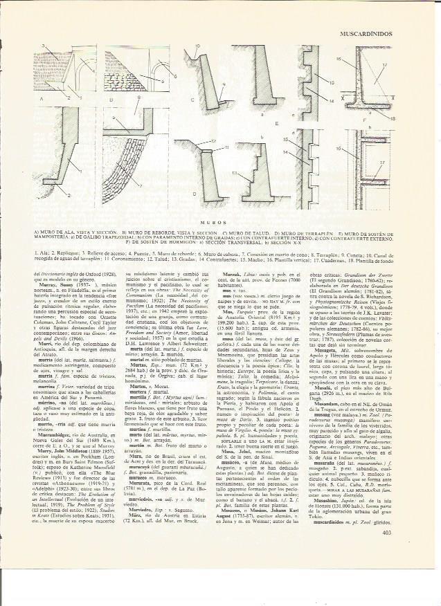 LAMINA V00483: Tipos de muros