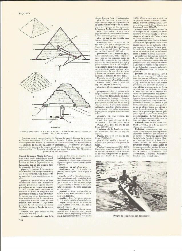 LAMINA V00742: Piramide de Keops y Piramide escalonada de Zoser