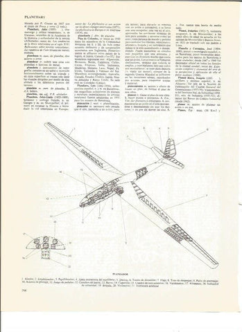 LAMINA V00746: Partes de un planeador