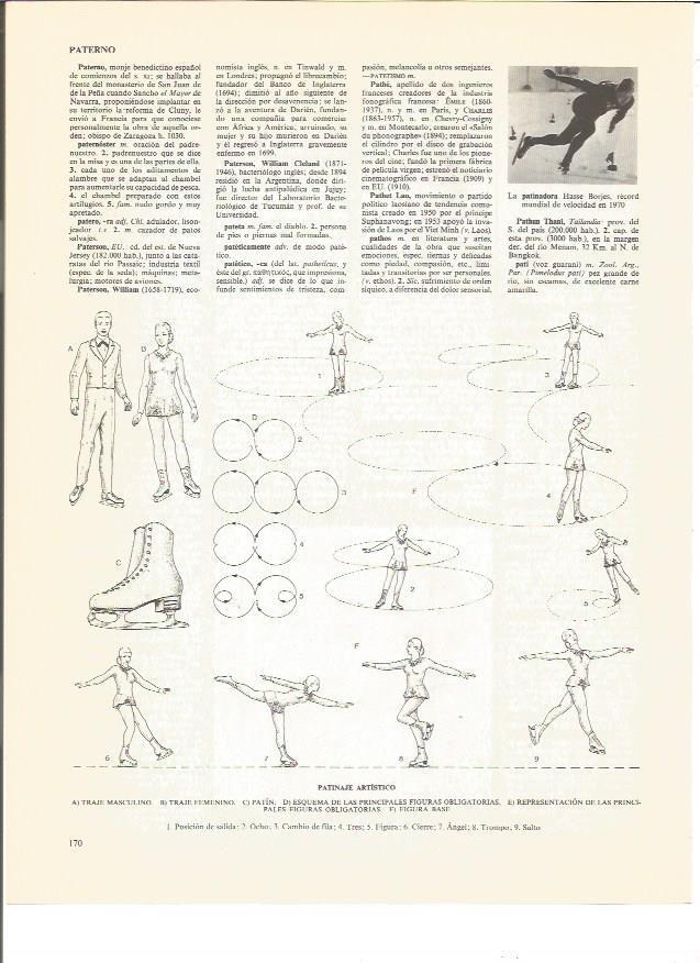 LAMINA V00708: Figuras de patinaje artistico