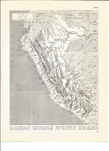 LAMINA V00727: Mapa de Peru