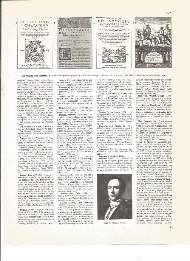 LAMINA V00786: Portada y primera pagina de la edicion principe del Quijote de la Mancha