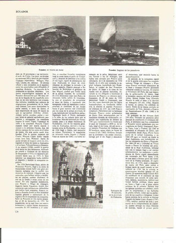 LAMINA V00791: Vistas varias de Ecuador