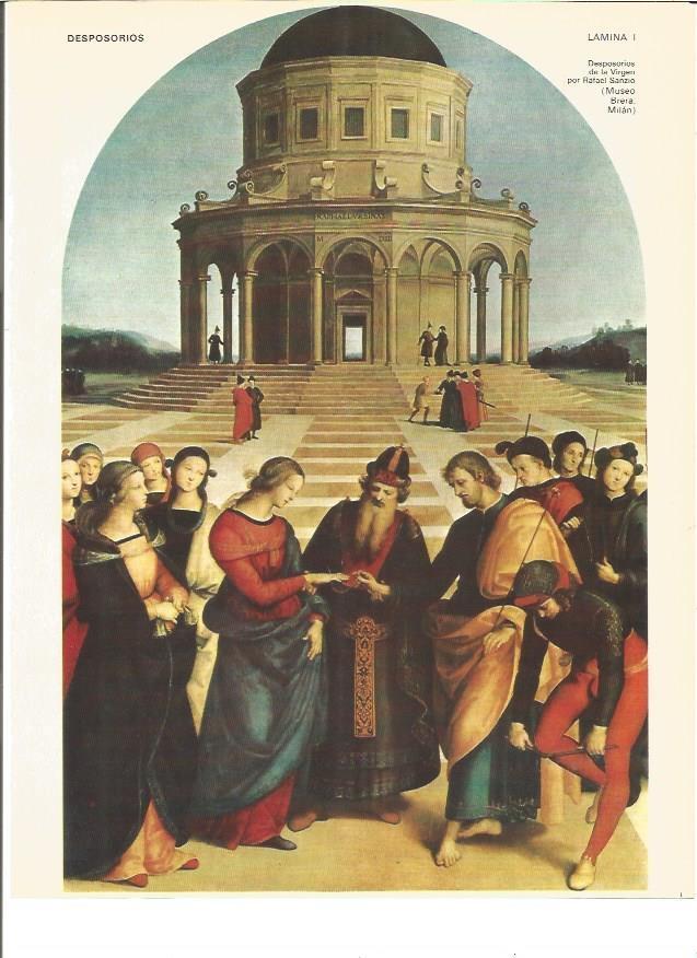 LAMINA V00798: Desposorios de la Virgen por Rafael Sanzio