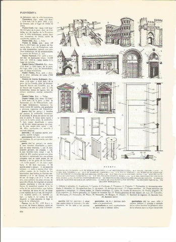 LAMINA V00761: Puertas de ciudades