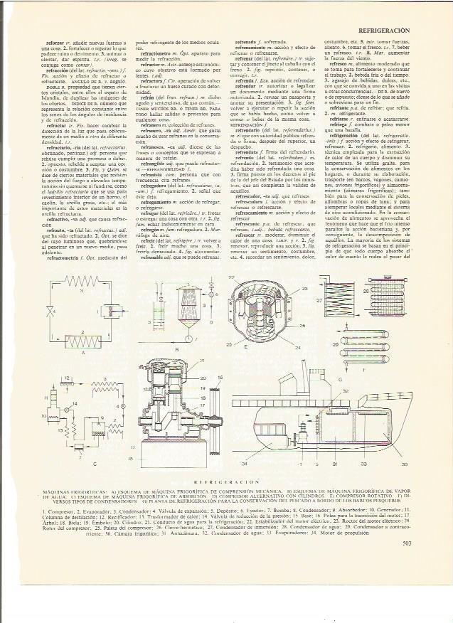 LAMINA V00770: Maquinas frigorificas y esquemas de refrigeracion