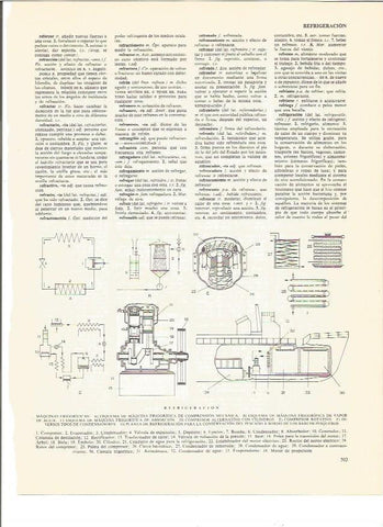 LAMINA V00770: Maquinas frigorificas y esquemas de refrigeracion