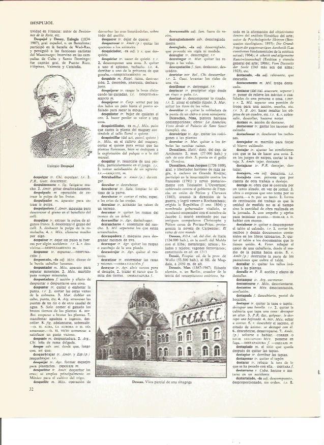 LAMINA V00773: Vista parcial Sinagoga en Dessau