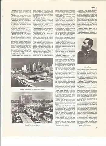 LAMINA V00775: Vistas de Detroit, Estados Unidos