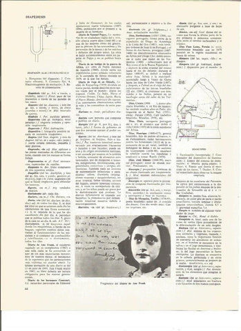 LAMINA V00776: Fragmento del Diario de Ana Frank