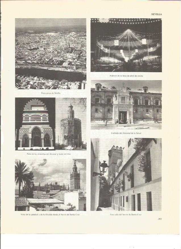 LAMINA V00637: Vistas varias de Sevilla