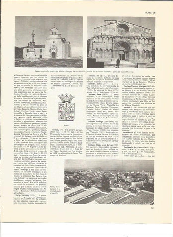 LAMINA V00648: Escudo y vistas de Soria