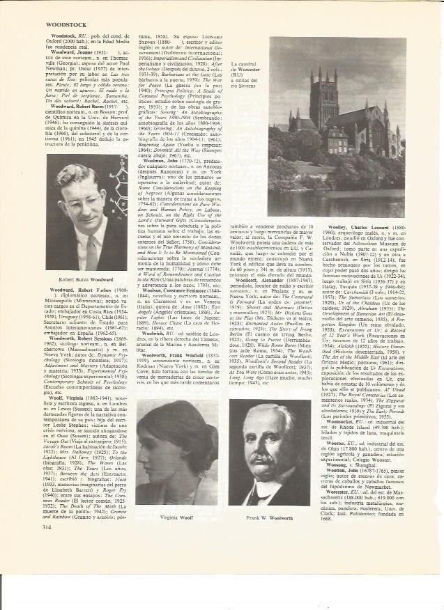 LAMINA V00610: Catedral de Worcester y V. Woolf