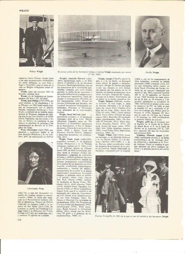 LAMINA V00611:  Fotografias varias de los Hermanos Wright