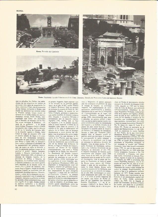 LAMINA V00629: Vistasvarias de Roma