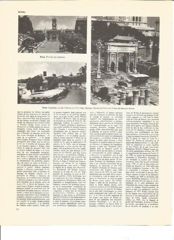 LAMINA V00629: Vistasvarias de Roma