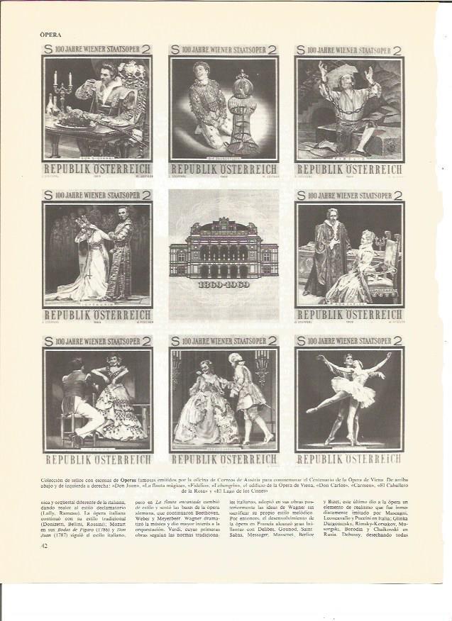 LAMINA V00684: Sellos con escenas de Operas