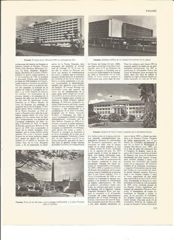 LAMINA V00698: Vistas varias de Panama