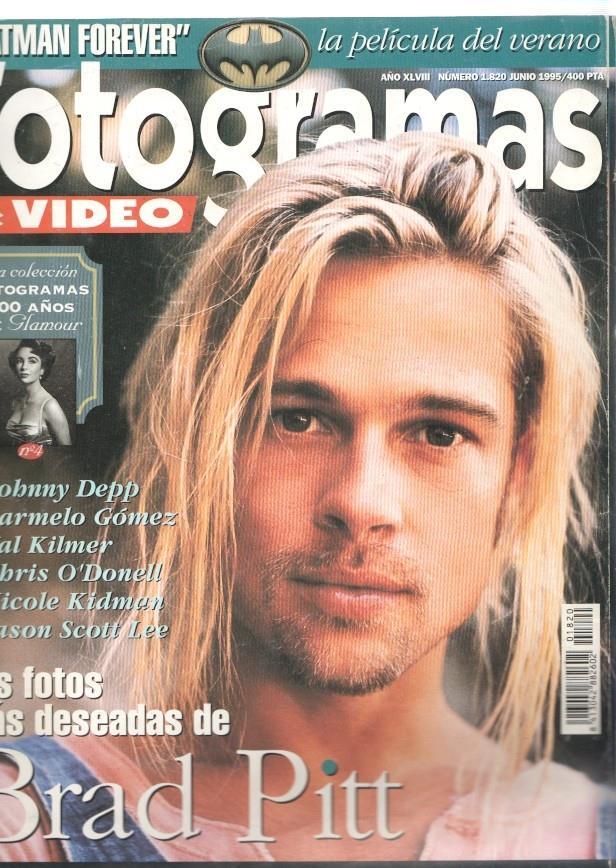 Fotogramas numero 1820, junio 1995: Brad Pitt- Batman Forever, la pelicula del
