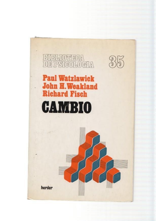 Biblioteca de Psicologia numero 35: Cambio