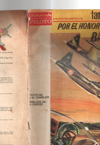 Coleccion Piloto: Tanguy: Por el honor de la bandera (CUBIERTA MAL ESTADO SEGUN IMAGEN ADJUNTA)