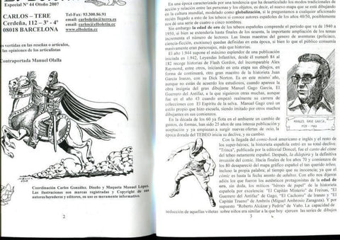 El Boletin Especial numero 044: El Guerrero del Antifaz volumen 2 (otoño 2007)