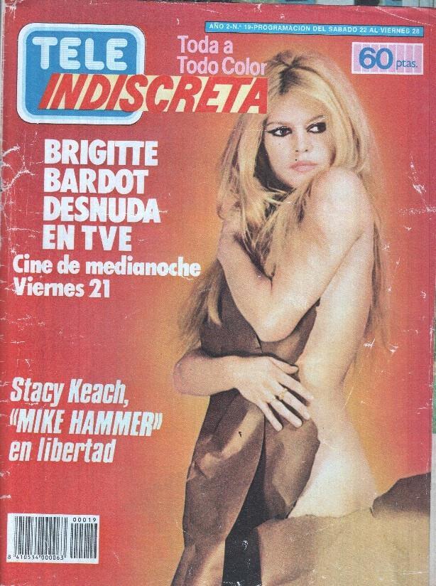 Tele Indiscreta Año 2 Num 19: (FALTA SUPLEMENTO CENTRAL PÁGINAS 41 A 44) Stacy Keach, Mike Hammer en libertad