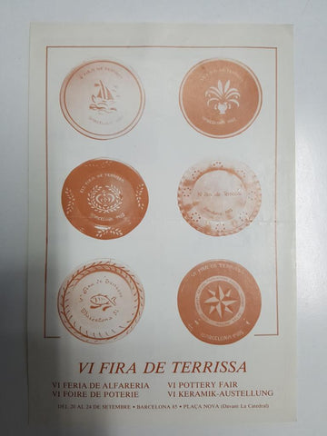 Folleto informativo: VI Fira de Terrissa, VI Feria de Alfareria