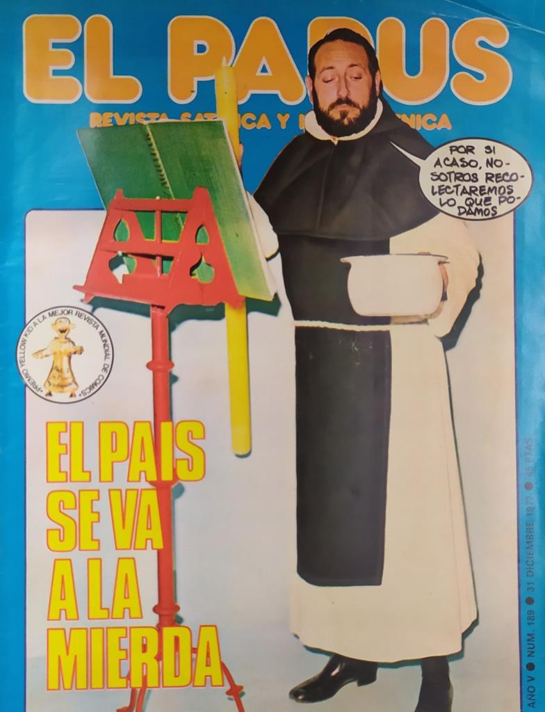 Revista: EL PAPUS, Año V, Numero 189: El pais se va a la mierda (31 Diciembre 1977)