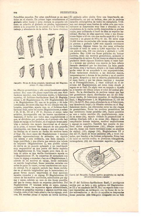 LAMINA ESPASA 38592: Ornamentaciones y objetos de la Cueva del Parpallo