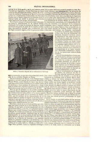 LAMINA ESPASA 38585: Hitler y Mussolini en la Conferencia de Salzburgo