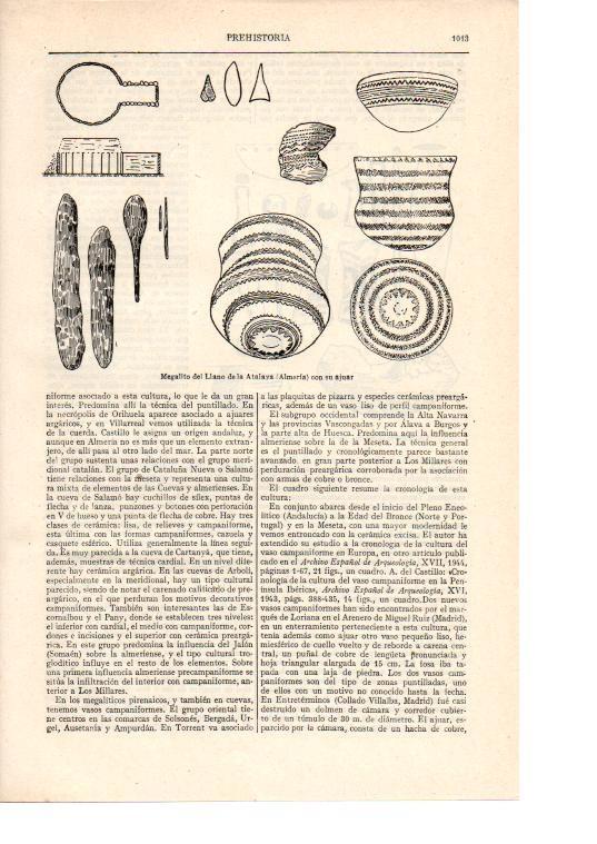 LAMINA ESPASA 38597: Megalito del Llano de la Atalaya, Almeria