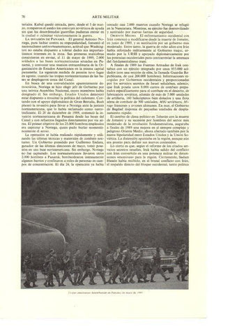 LAMINA ESPASA 38624: Tropas americana en Panama en 1989