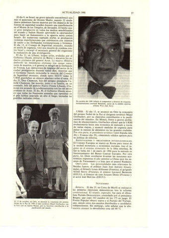 LAMINA ESPASA 38620: Mijail Gorbachov y Leonard Bernstein